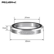 FnLune Risk MTB Road Bike Headset Specialized Bearing, 41mm 41.8mm 47mm 49mm 52mm Bearing Steel Parts, Bicycle Headset Repair Parts - FnLune