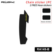 FnLune RISK RA149 Bicycle Chain Protective Sticker Frame Anti - scratch MTB Road Bike Cable Hose Care Protect Sticker Cycling Accessories - FnLune