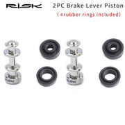 FnLune RISK Titanium Mountain Bicycle Brake Lever Piston For Shimano SLX XT M8000 M7000 M785 Disc Brake Piston Repair Part Bike Part - FnLune