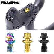 FnLune RISK Titanium Road Bike Shifter Lever Fixing Screw Gear Shift Clamp Ring Bolt Change Head Fixed Nut for SRAM Shimano R8000 FORCE - FnLune