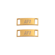 FnLune Shoelace Buckle Metal Shoelaces AF1 Shoelaces Buckle Accessories Metal Lace Lock DIY Sneaker Kits Metal Lace Buckle - FnLune