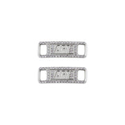 FnLune Shoelace Buckle Metal Shoelaces AF1 Shoelaces Buckle Accessories Metal Lace Lock DIY Sneaker Kits Metal Lace Buckle - FnLune