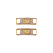 FnLune Shoelace Buckle Metal Shoelaces AF1 Shoelaces Buckle Accessories Metal Lace Lock DIY Sneaker Kits Metal Lace Buckle - FnLune