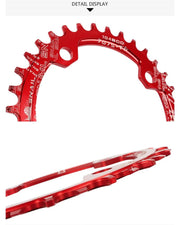 FnLune SNAIL MTB Bike Chainring 104bcd Crown Bicycle Chain wheel Round/Oval 32T/34T/36T/38T/40T/42T for M370,M410,M610,M670,M780 - FnLune