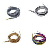 FnLune Soft PU Sheepskin Creative Shoelaces Trend Personality Laser Leather - FnLune