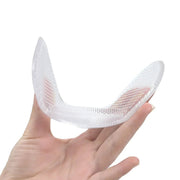 FnLune Soft Rubber Particles Foot Arch Female Seven - point Pad Anti - cocoon Foot Arch Support Flat Female Transparent PU High Heel Insole - FnLune