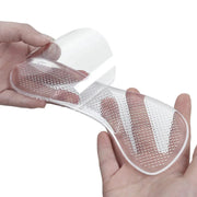 FnLune Soft Rubber Particles Foot Arch Female Seven - point Pad Anti - cocoon Foot Arch Support Flat Female Transparent PU High Heel Insole - FnLune