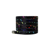 FnLune Splash Ink Trend No Tie Flat Hiking Running Shoe Lace - FnLune