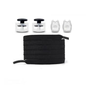 FnLune Spring Lock Shoelaces Without Ties Elastic Laces Sneakers Kids Adult Quick Shoe Laces Rubber Bands Flat No Tie Shoeace Shoes - FnLune