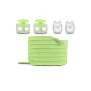 FnLune Spring Lock Shoelaces Without Ties Elastic Laces Sneakers Kids Adult Quick Shoe Laces Rubber Bands Flat No Tie Shoeace Shoes - FnLune