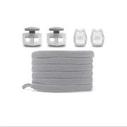 FnLune Spring Lock Shoelaces Without Ties Elastic Laces Sneakers Kids Adult Quick Shoe Laces Rubber Bands Flat No Tie Shoeace Shoes - FnLune