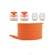 FnLune Spring Lock Shoelaces Without Ties Elastic Laces Sneakers Kids Adult Quick Shoe Laces Rubber Bands Flat No Tie Shoeace Shoes - FnLune