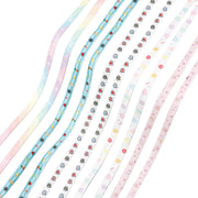 FnLune Sun Moon Star Fruit Pattern Colorful Trend Fashion Colorful Flat Shoelaces - FnLune