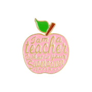 FnLune Teacher's Day Gift Brooch Apple Shape - FnLune