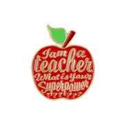 FnLune Teacher's Day Gift Brooch Apple Shape - FnLune