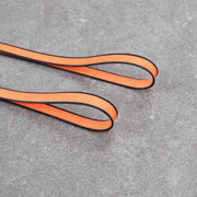 FnLune Two - dimensional Orange Blue Fashion Colorful Flat Shoelaces Flat Canvas Sneakers Shoe Laces Shoes Strings Shoe Accessories - FnLune