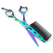FnLune VG - 10 6 Inch Laser Flat Scissors Hairdressing Scissors - FnLune