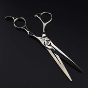 FnLune VG - 10 6.0 Inch Silver Hairdressing Scissors - FnLune