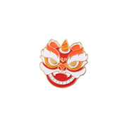 FnLune Vintage Chinese Style Alloy Jewellery Lion Dance Lion Head - FnLune